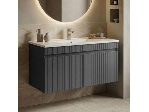 Mobile lavabo "Tivoli 100" - 100 x 45 x 57 cm - Antracite opaco 2