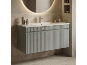 Mobile lavabo "Tivoli 100" - 100 x 45 x 57 cm - Cashmere opaco 2