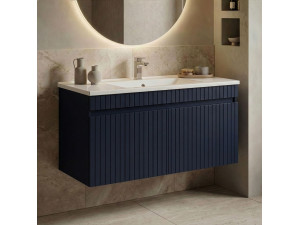 Mobile lavabo "Tivoli 100" - 100 x 45 x 57 cm - Blu navy opaco 2