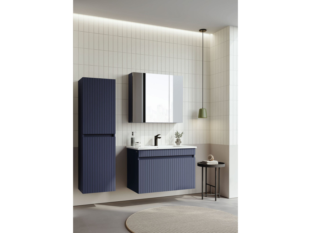 Mobile da bagno "Tivoli 40" - cm - Blu navy opaco