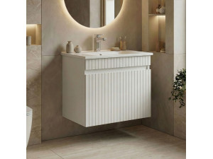 Mobile lavabo "Tivoli 65" - 65 x 45 x 57 cm - Bianco opaco 2