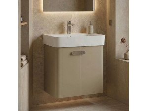 Mobile lavabo "Orbit 55" - 55 x 38 x 62 cm - Mink 2
