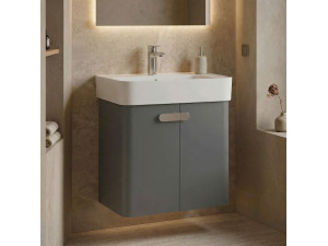 Mobile lavabo "Orbit 55" - 55 x 38 x 62 cm - Grigio 2
