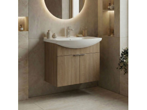 Mobile lavabo "Purus 65" - 65 x 50 x 58 cm - Rovere Sonomo 2