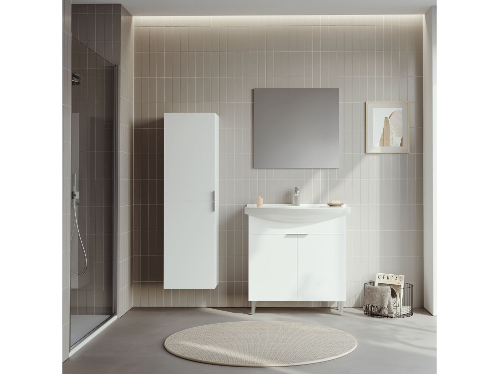 Mobile lavabo "Purus 80" - 80 x 50 x 83 cm - Bianco