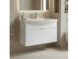 Mobile lavabo "Purus 80" - 80 x 50 x 58 cm - Bianco 2