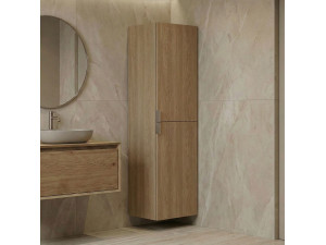Mobile da bagno "Purus Desna 40" - 40 x 32 x 138 cm - Rovere Sonomo 2