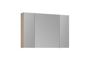 Mobile da bagno con specchio "Side 100" - 100 x 16 x 66 cm - Rovere