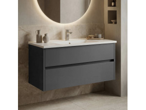 Mobile lavabo "Side 100 v3" - 100 x 45 x 52 cm - Antracite opaco 2