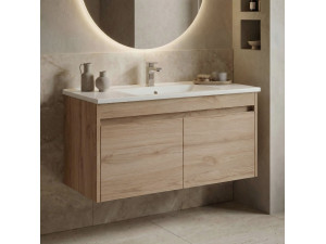 Mobile lavabo "Side 100 v3" - 100 x 45 x 52 cm - Rovere 2