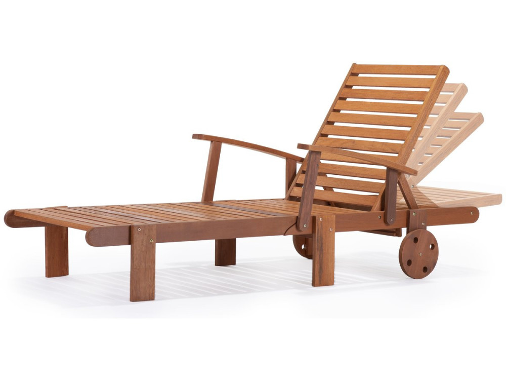 2 lettini pieghevoli in legno esotico TOKYO - MAPLE - Acero