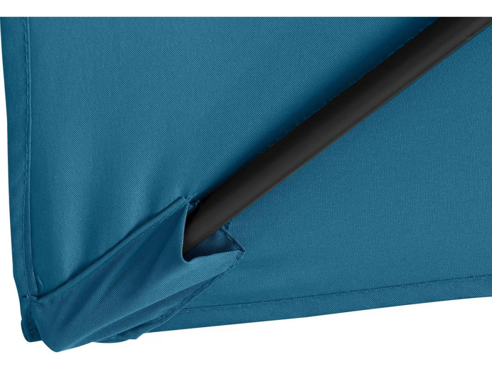 Ombrellone da giardino "Sol 2" - Rettangolo - 2 x 3 m - Blu + base per ombrellone inclusa