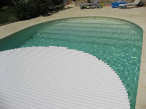 Tapparella fuori terra "Sylver Roll" per la piscina di Oceano 2