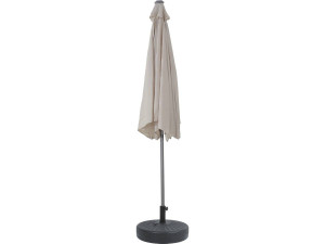 Ombrellone da giardino dritto Alu "Sol" - Rotondo - Ø 3m - Ecru - con zavorra 2