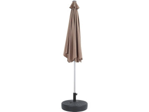 Ombrellone da giardino dritto Alu "Sol" - Rotondo - Ø 3m - Grigio - con zavorra 2