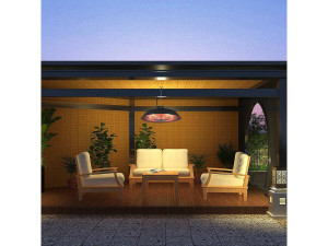 Riscaldatore elettrico sospeso- 1500W - Nero 2