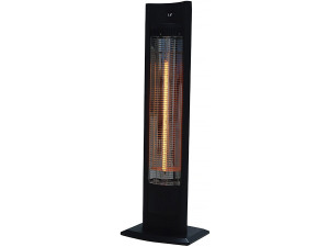 Riscaldatore elettrico radiante "Tornado" - 2000W - Nero