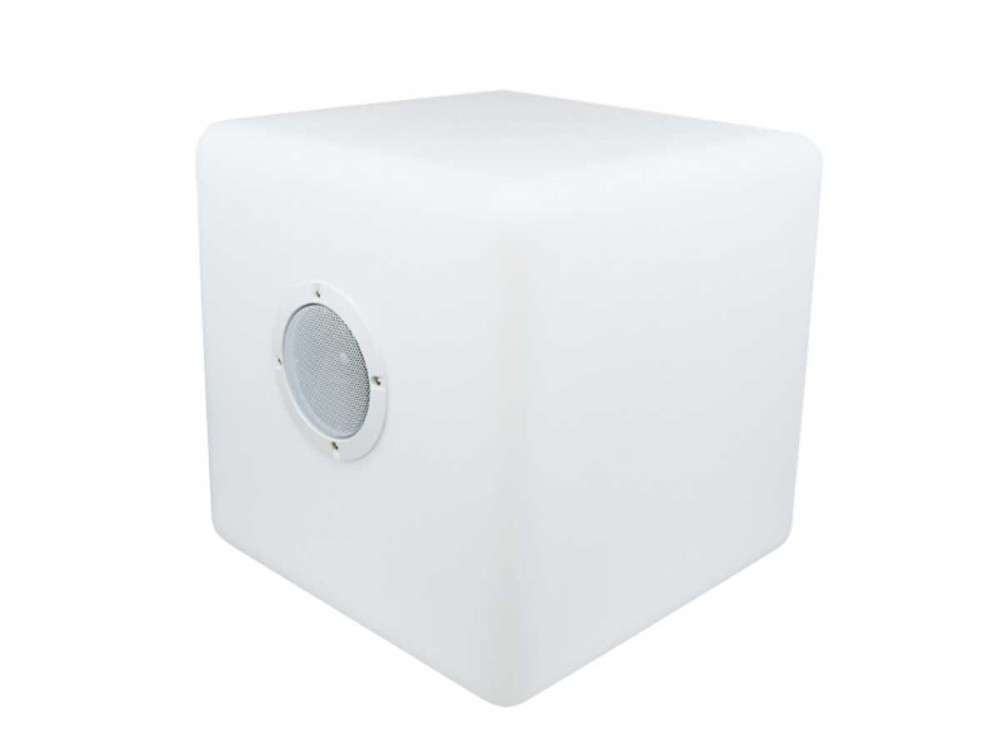 Illuminazione da giardino CUBA 1 - Cubo altoparlante LED - 40 x 40 cm