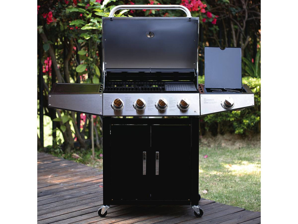 Barbecue a gas "Party 5" - 5 Piastre di cui 1 laterale - 15.2 kW