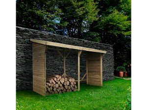Capannone per legna da ardere - 2,5 m² - 2,78 x 0,90 x 1,85 m- 5 sterline 2