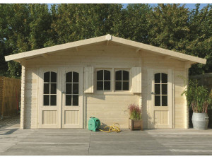 Casetta da giardino in legno "Rostock" - 22,04 m² - 5,68 x 3,88 x 2,75 m - 40 mm 2