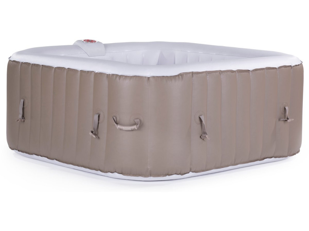 SPA GONFIABILE MONAC IN PVC - 6 POSTI- TORTORA/CREMA