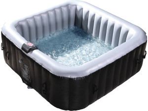 NICE PVC Inflatable Spa - 6 posti - Grigio / Nero 2