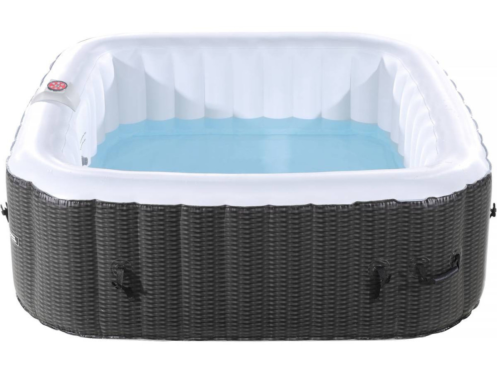 Spa Gonflabile Nice in PVC - 6 posti - Marrone/Crema