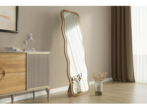 Specchio in legno "Aror" - 50 x 160 cm - Marrone 2