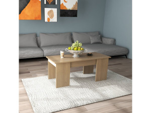 Tavolino "Diana" - 102 x 50 x 43 cm - Rovere 2