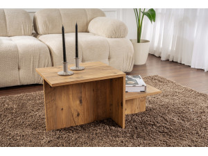 Tavolino in legno "Harmony" 80 x 40 x 40 cm - Pino Atlantico 2