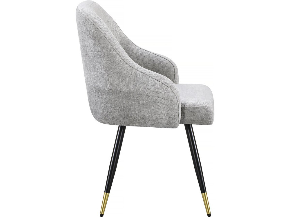 Set di 2 sedie in tessuto "Harmony" - 54 x 57 x 90 cm - Beige
