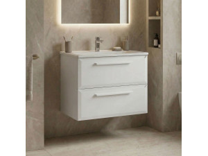 Mobile lavabo "Nuvola 65 v2" - 65 x 50 x 62 cm - Bianco 2