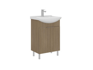 Mobile lavabo "Purus 55" - 55 x 50 x 83 cm - Rovere Sonomo