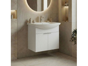 Mobile lavabo "Purus 55" - 55 x 50 x 58 cm - Bianco 2