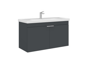 Mobile lavabo "Desna 100" - 100 x 45 x 58 cm - Antracite opaco