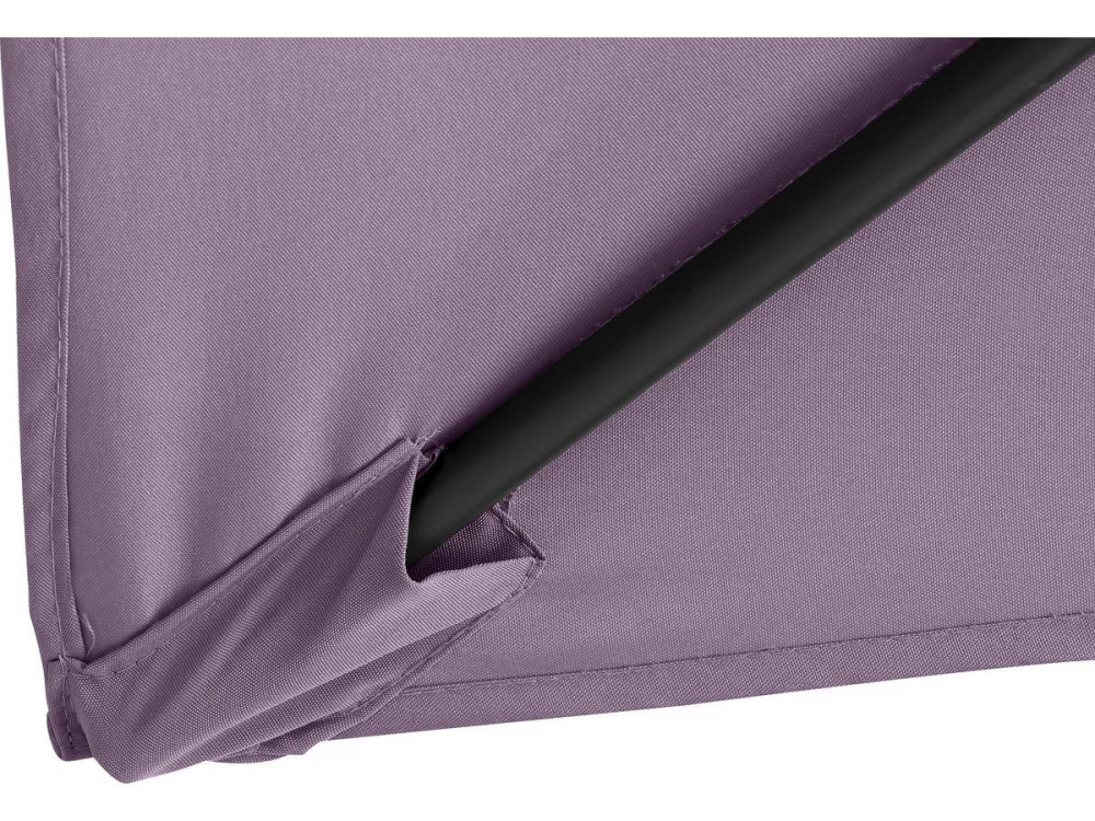Ombrellone da giardino "Sol 2" - Rettangolo - 2 x 3 m - Viola + base per ombrellone inclusa