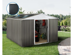Capanno da giardino in metallo "Dallas" - 15,16 m² con pannello solare 2