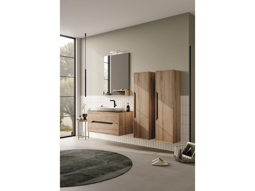 Mobile lavabo "Galia 100 v2" -  cm - Rovere