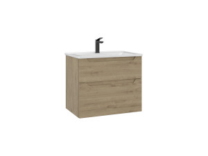Mobile lavabo "Messina 65 v2" - 65 x 45 x 55 cm - Rovere