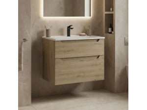 Mobile lavabo "Messina 65 v2" - 65 x 45 x 55 cm - Rovere 2