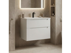 Mobile lavabo "Messina 65 v2" - 65 x 45 x 55 cm - Bianco opaco 2