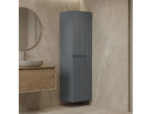 Mobile da bagno "Moonlight 40" - 40 x 27 x 138 cm - Grigio opaco 2