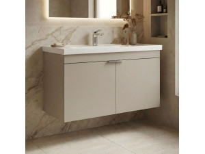 Mobile lavabo "Desna 100" - 100 x 45 x 58 cm - Sabbia 2