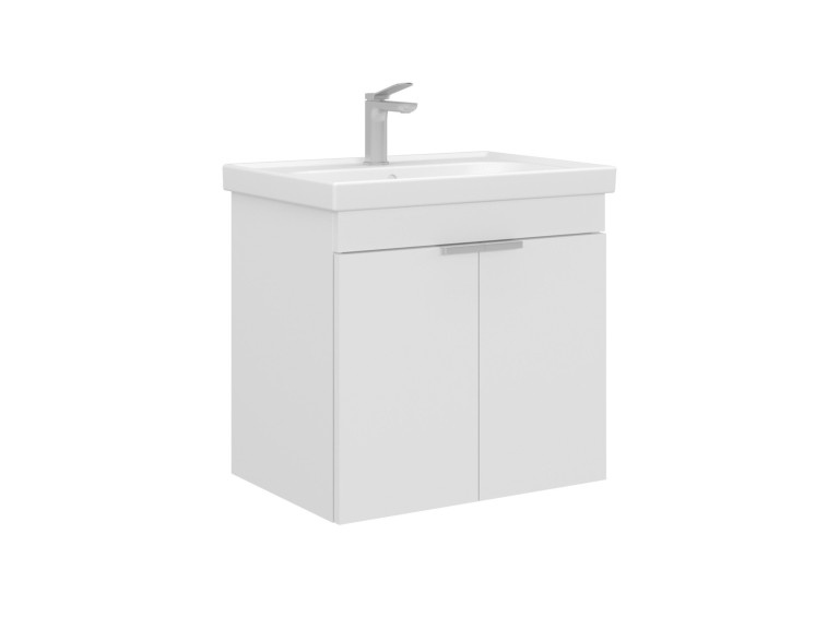 Mobile lavabo "Desna 60" - 60 x 45 x 58 cm - Bianco opaco