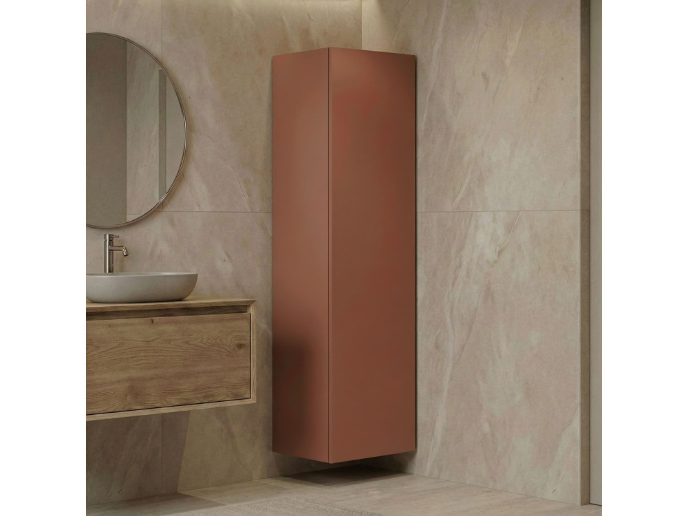 Mobile da bagno "Ferla 30" - 30 x 25 x 100 cm - Cinnamon opaco
