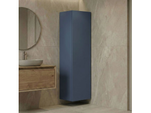 Mobile da bagno "Ferla 30" - 30 x 25 x 100 cm - Blu petrolio 2