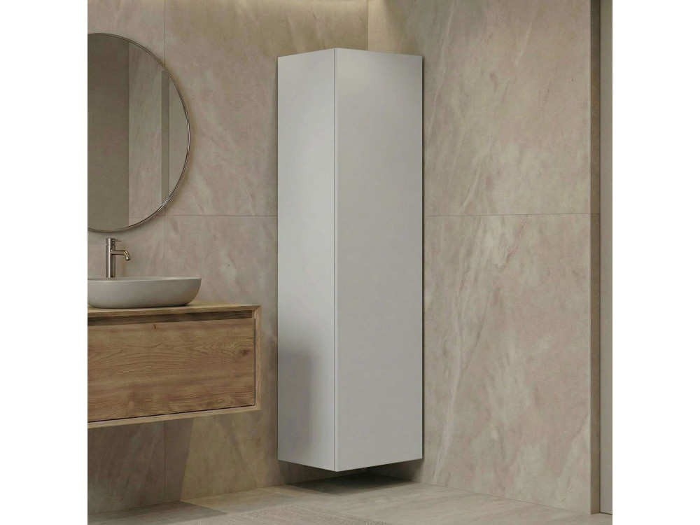 Mobile da bagno "Ferla 30" - 30 x 25 x 100 cm - Cashmere opaco