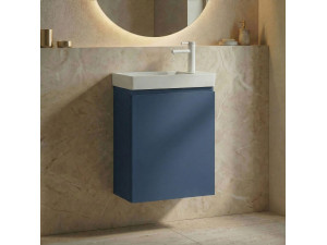 Mobile lavabo "Ferla 40" - 40 x 22 x 50 cm - Blu petrolio 2