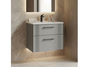 Mobile lavabo "Bari 65 v2" - 65 x 45 x 55 cm - Cashmere opaco 2